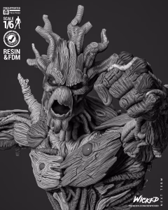 Groot Comic Version Sculpture (Tested)