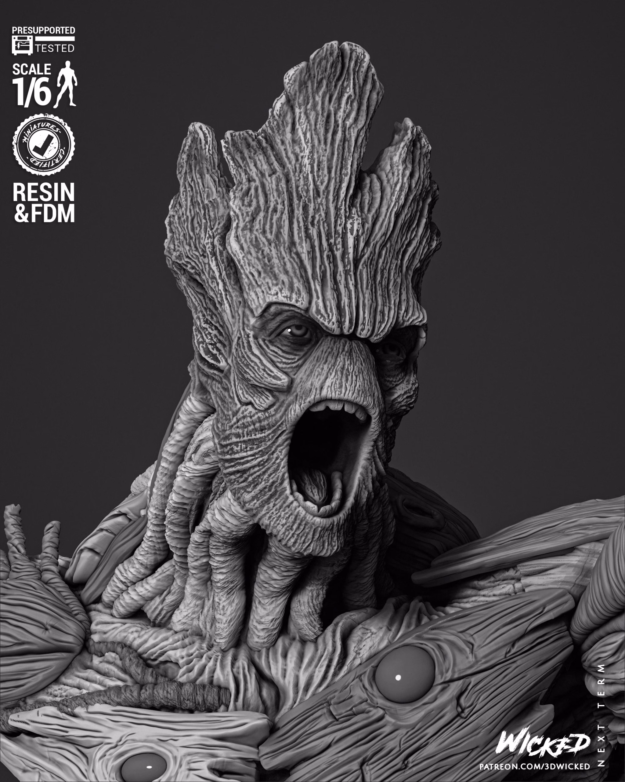 Groot Comic Version Sculpture (Tested) - Image 10