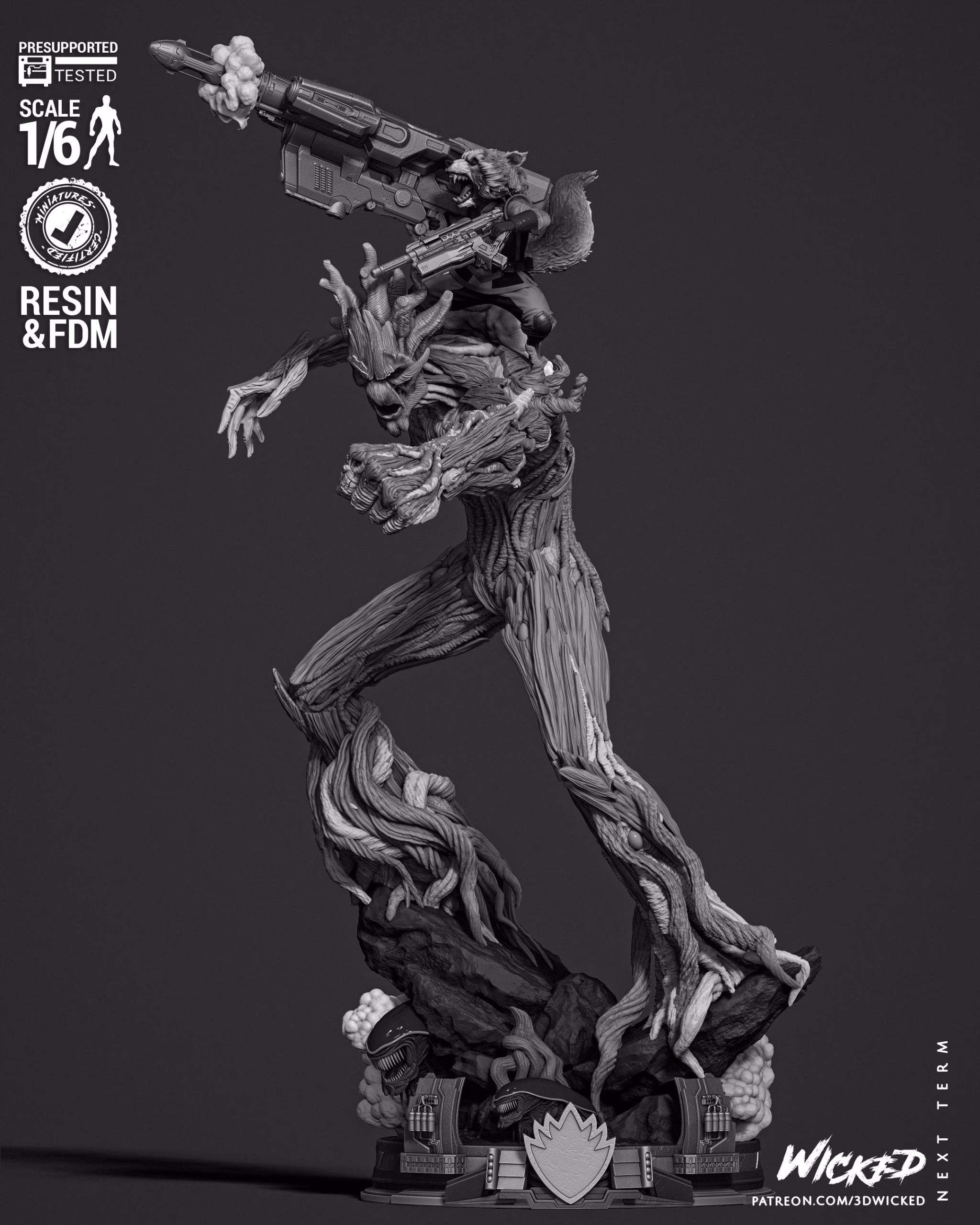 Groot and Rocket Diorama (Tested) - Image 2