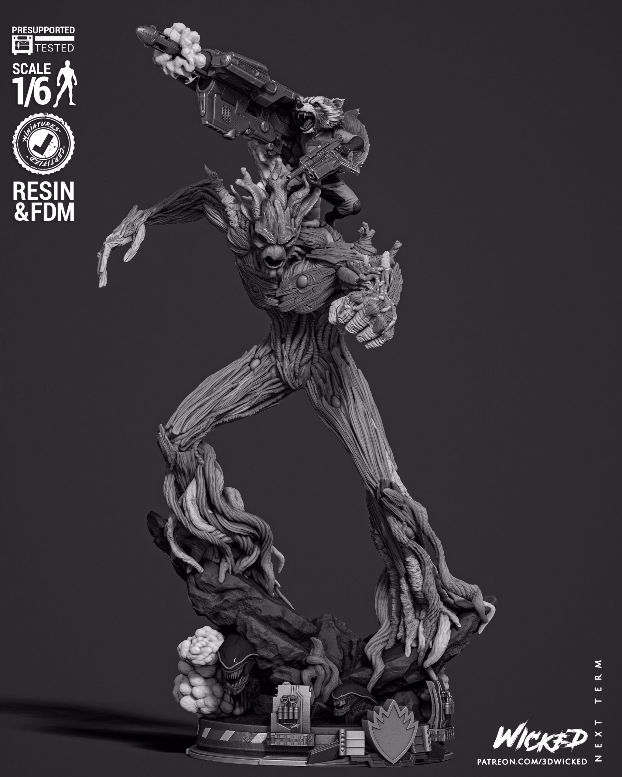 Groot and Rocket Diorama (Tested) - Image 3