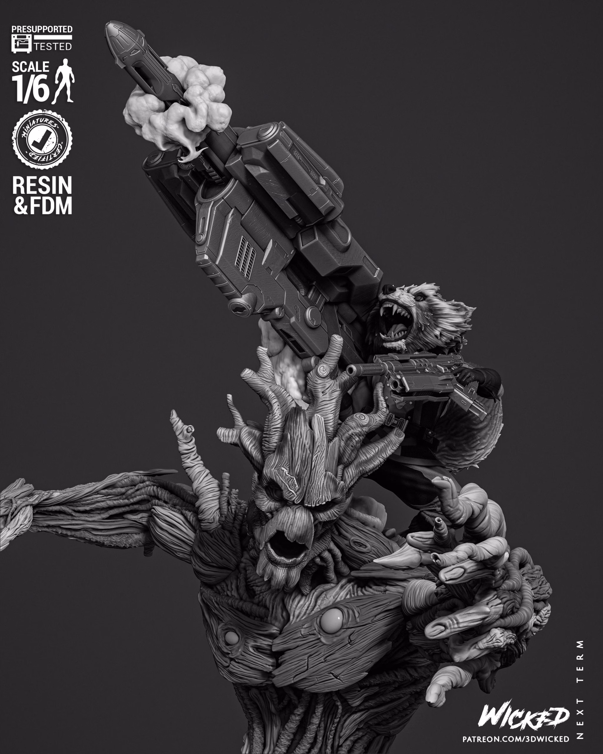 Groot and Rocket Diorama (Tested) - Image 6