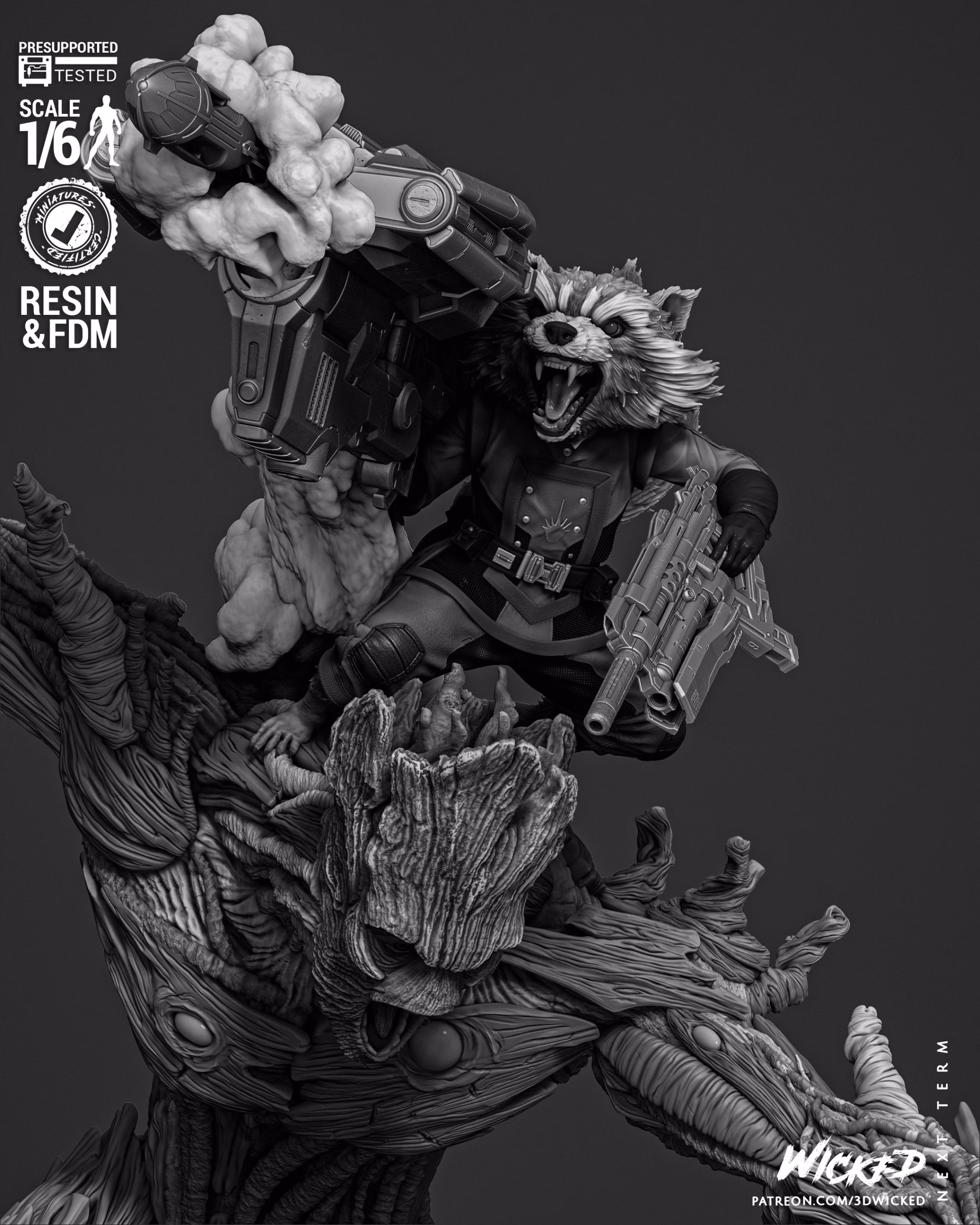 Groot and Rocket Diorama (Tested) - Image 7