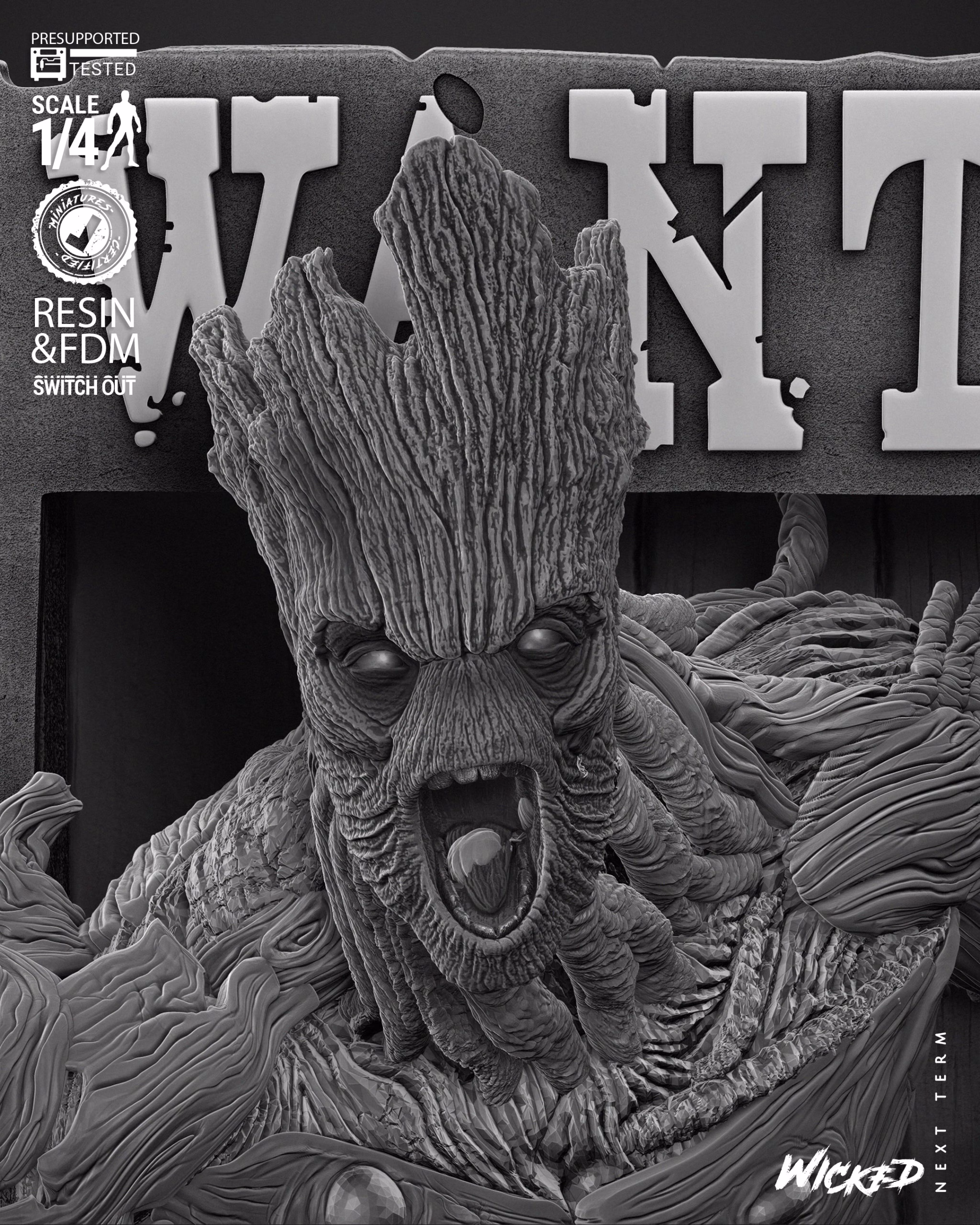 Groot Comic Version Poster Bust (Tested) - Image 9
