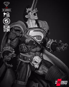 Superman Dark Night Sculpture