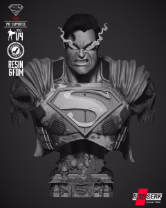 Superman Dark Night Bust Portrait (Tested)