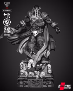Superman Dark Night Sculpture (Tested)