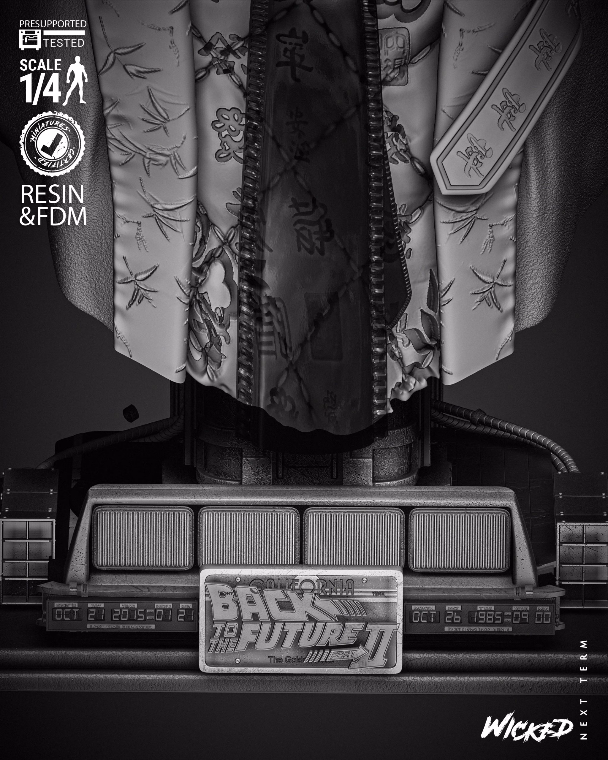 Dr. Emmett Brown Portrait Bust (Tested) - Image 10