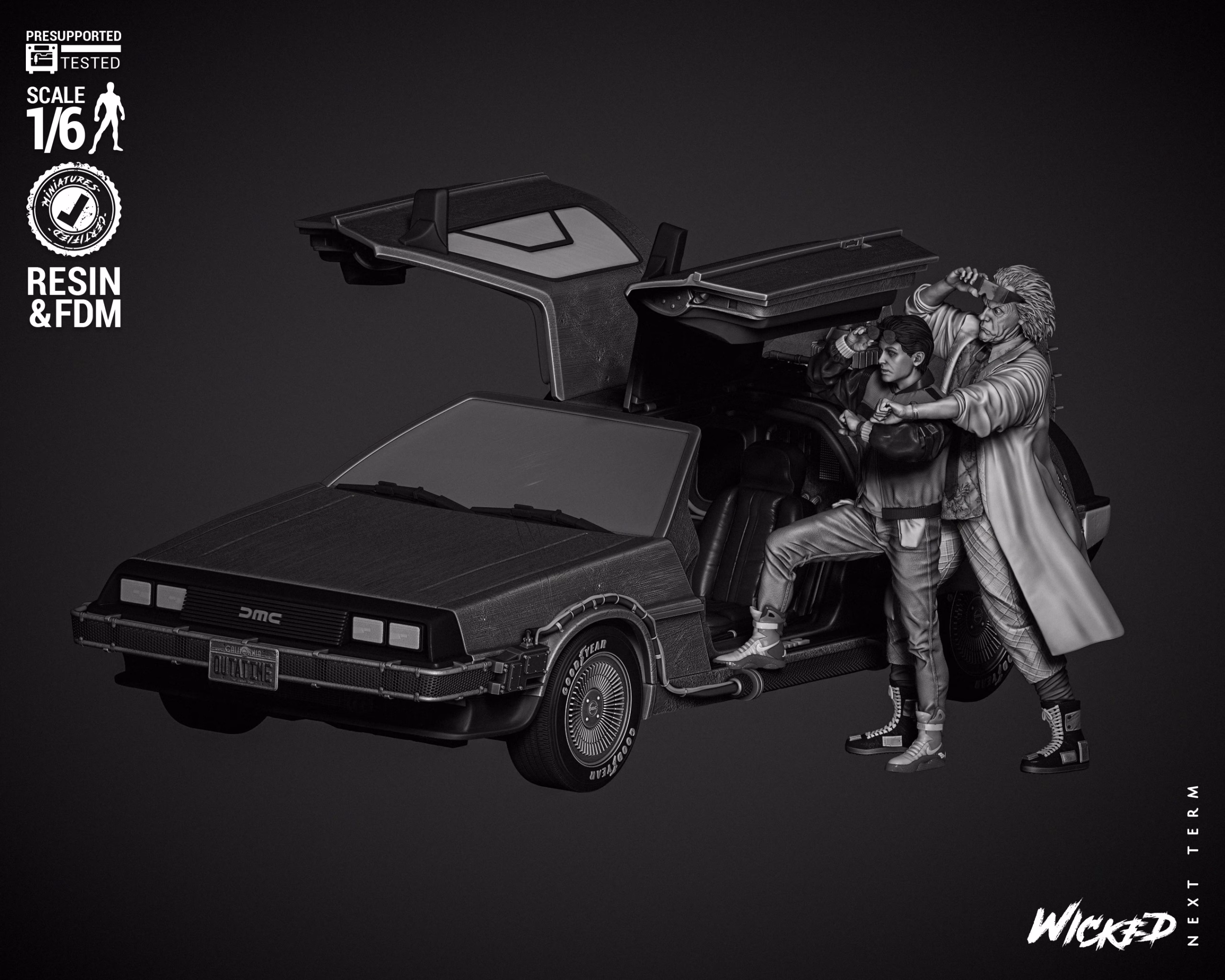 Back To The Future Diorama With DeLorean (Tested) - Image 11
