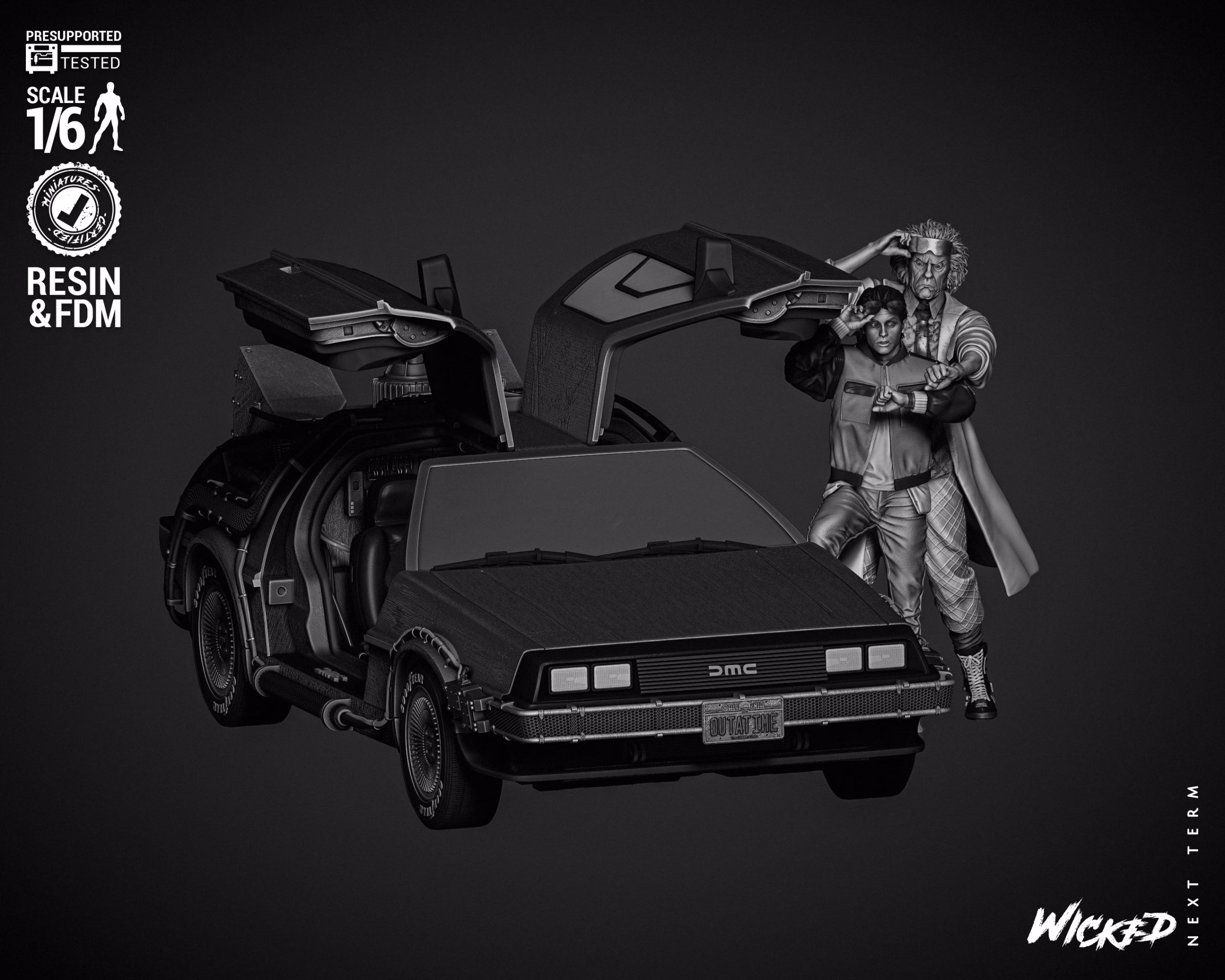 Back To The Future Diorama With DeLorean (Tested) - Image 13