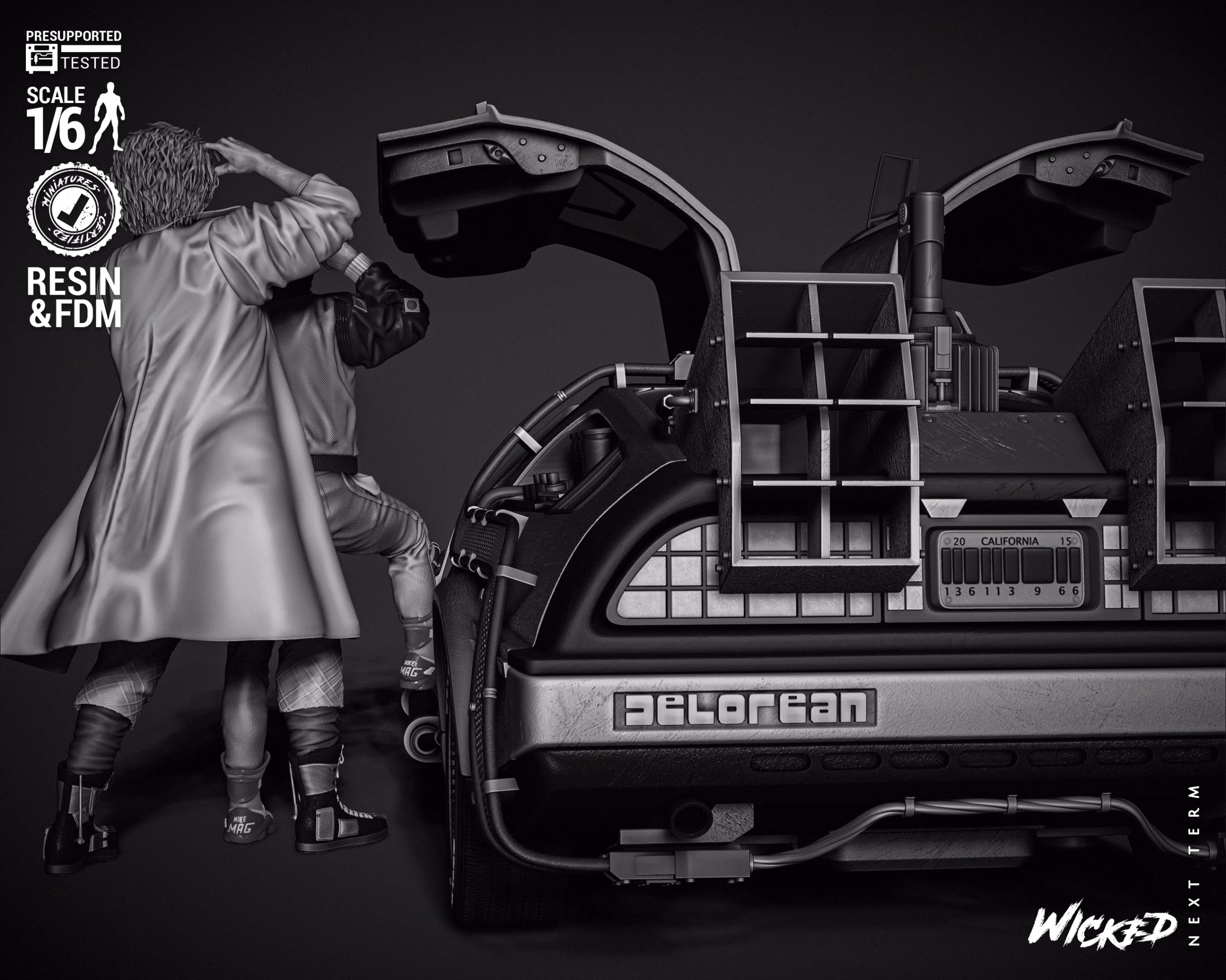 Back To The Future Diorama With DeLorean (Tested) - Image 9