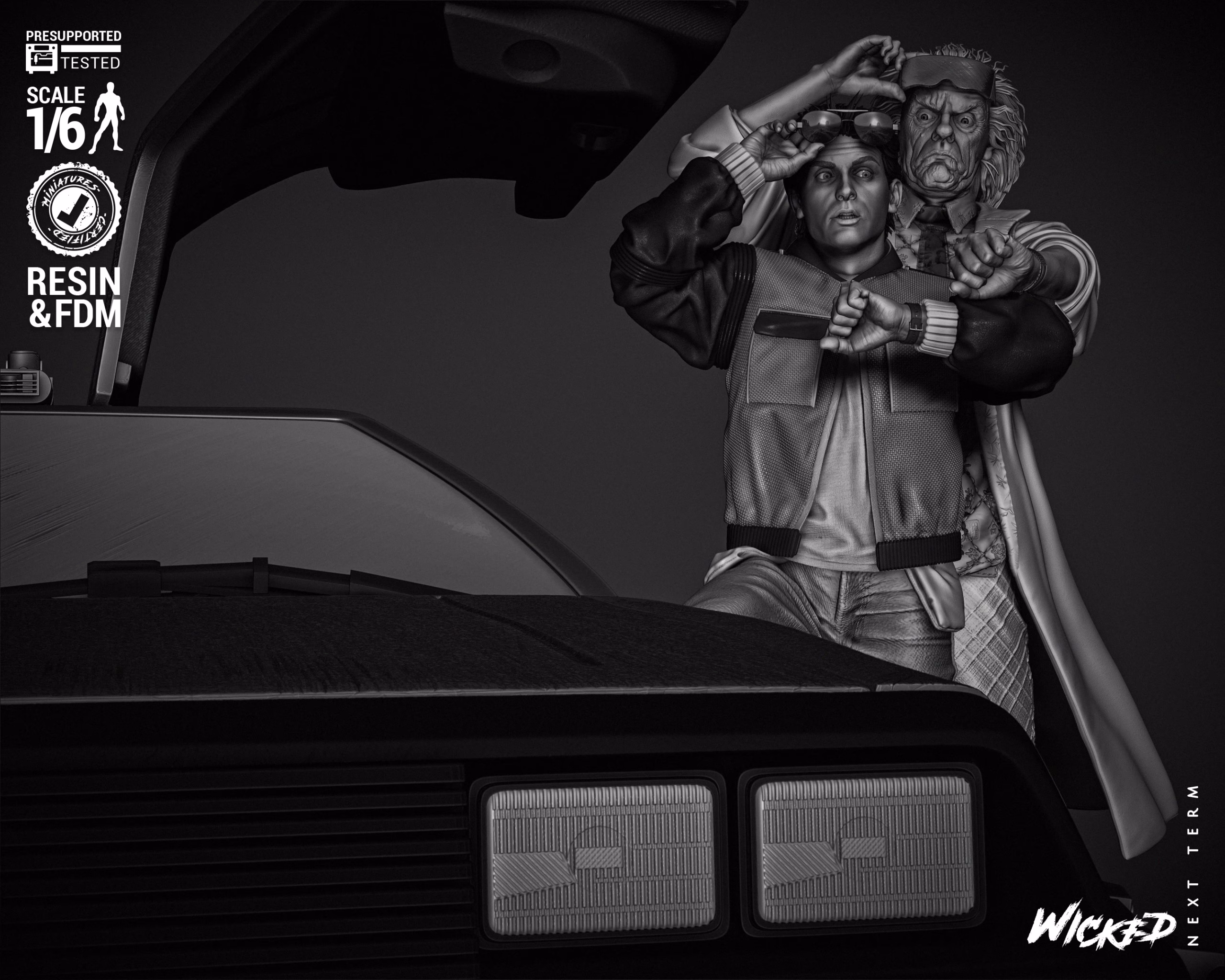Back To The Future Diorama With DeLorean (Tested) - Image 15