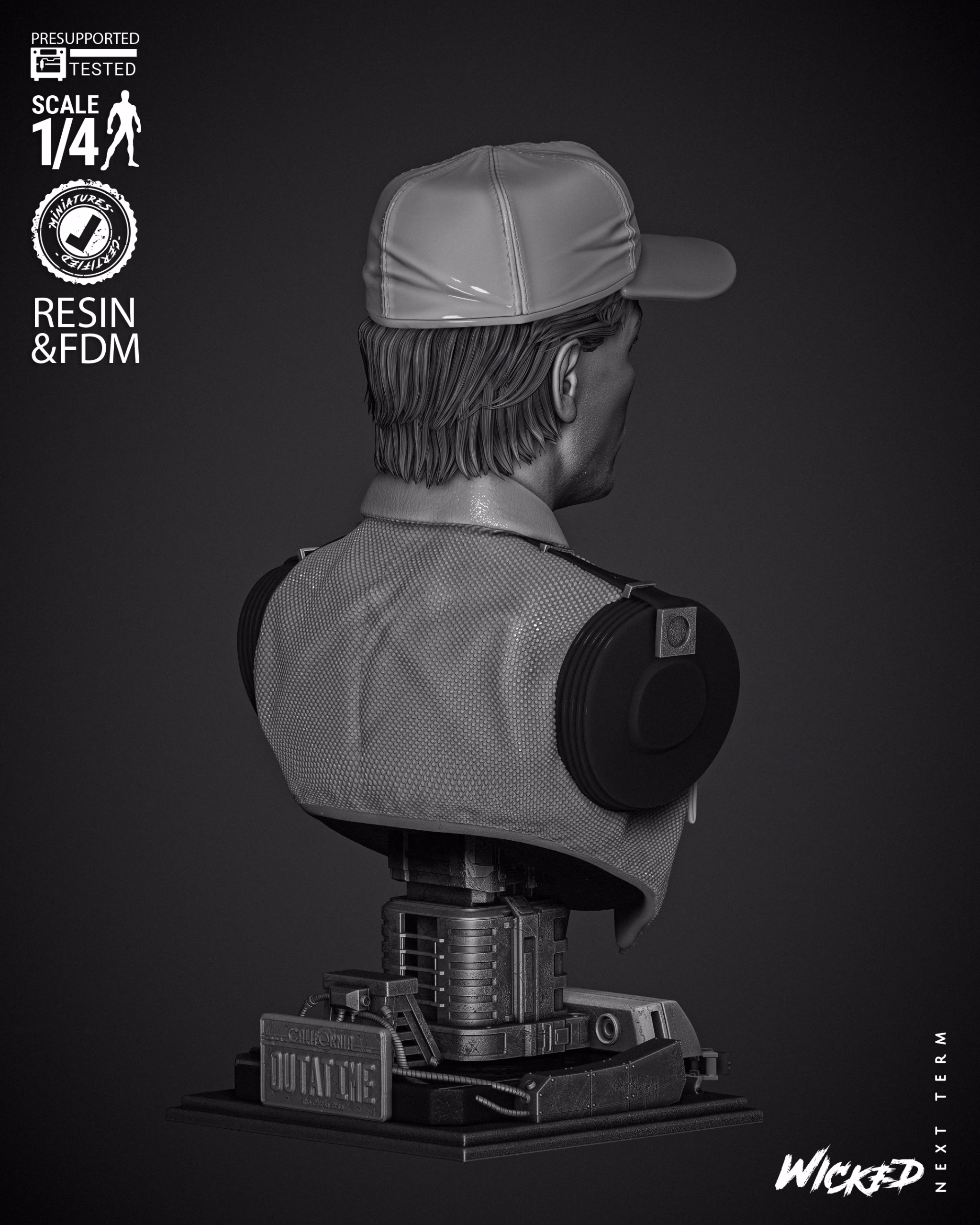 Marty McFly Portrait Bust (Tested) - Image 15