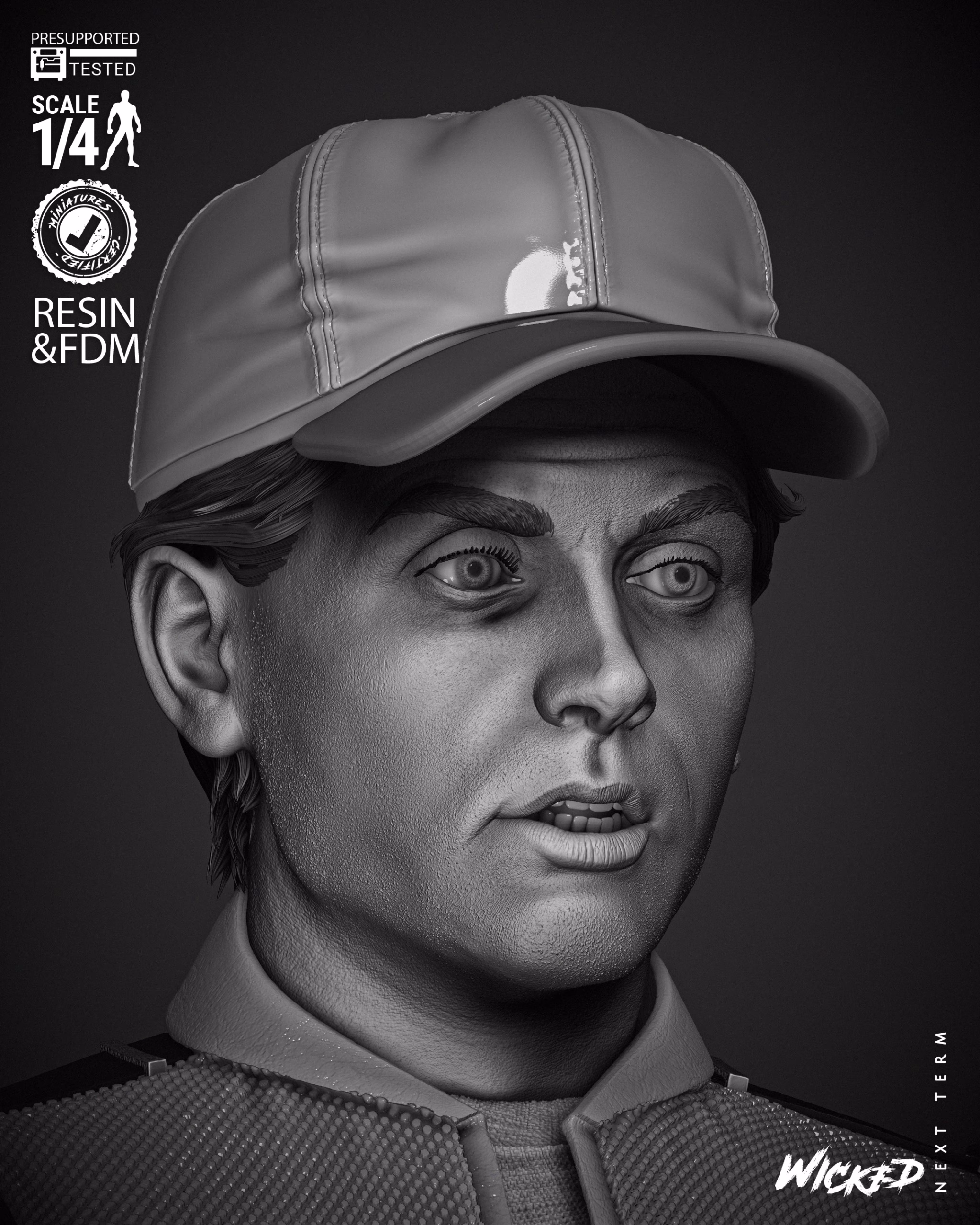 Marty McFly Portrait Bust (Tested) - Image 7