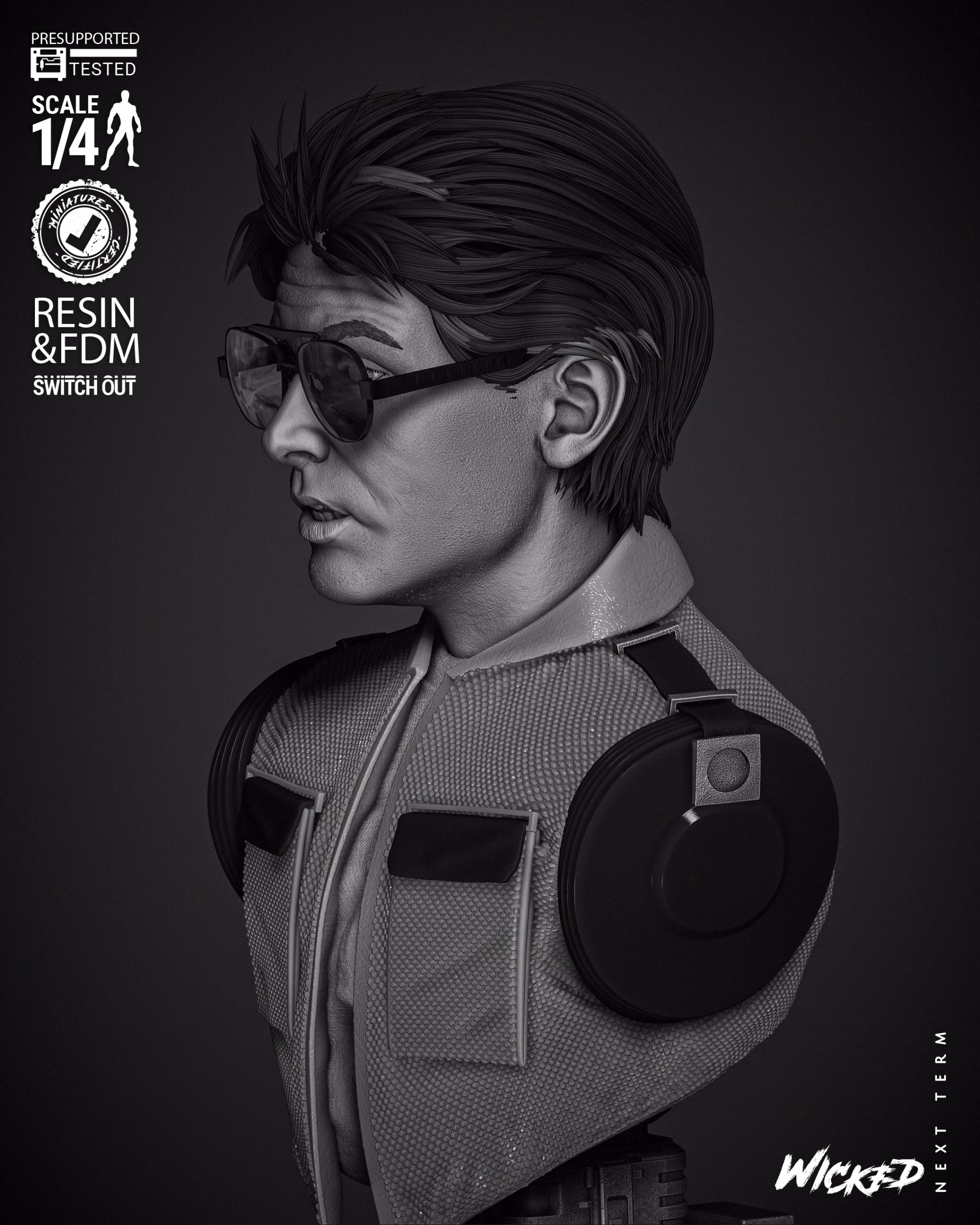 Marty McFly Portrait Bust (Tested) - Image 13
