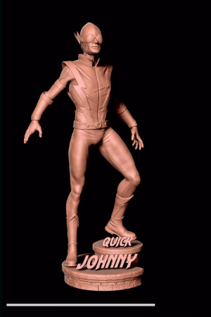 Johnny Quick STL file for 3D printing