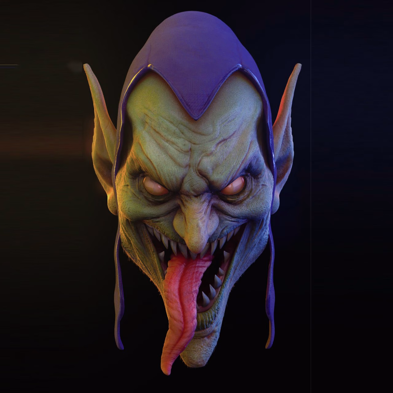 Green Goblin Head