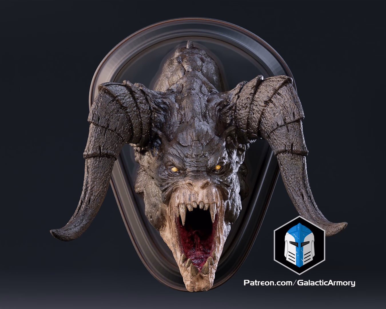 Deathclaw Wall Mount Trophy STL file for 3D printing