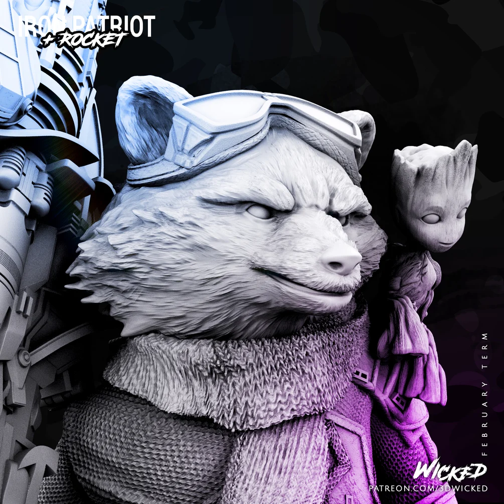 Avengers Endgame Rocket Racoon Bust (VERIFIED) - Image 2