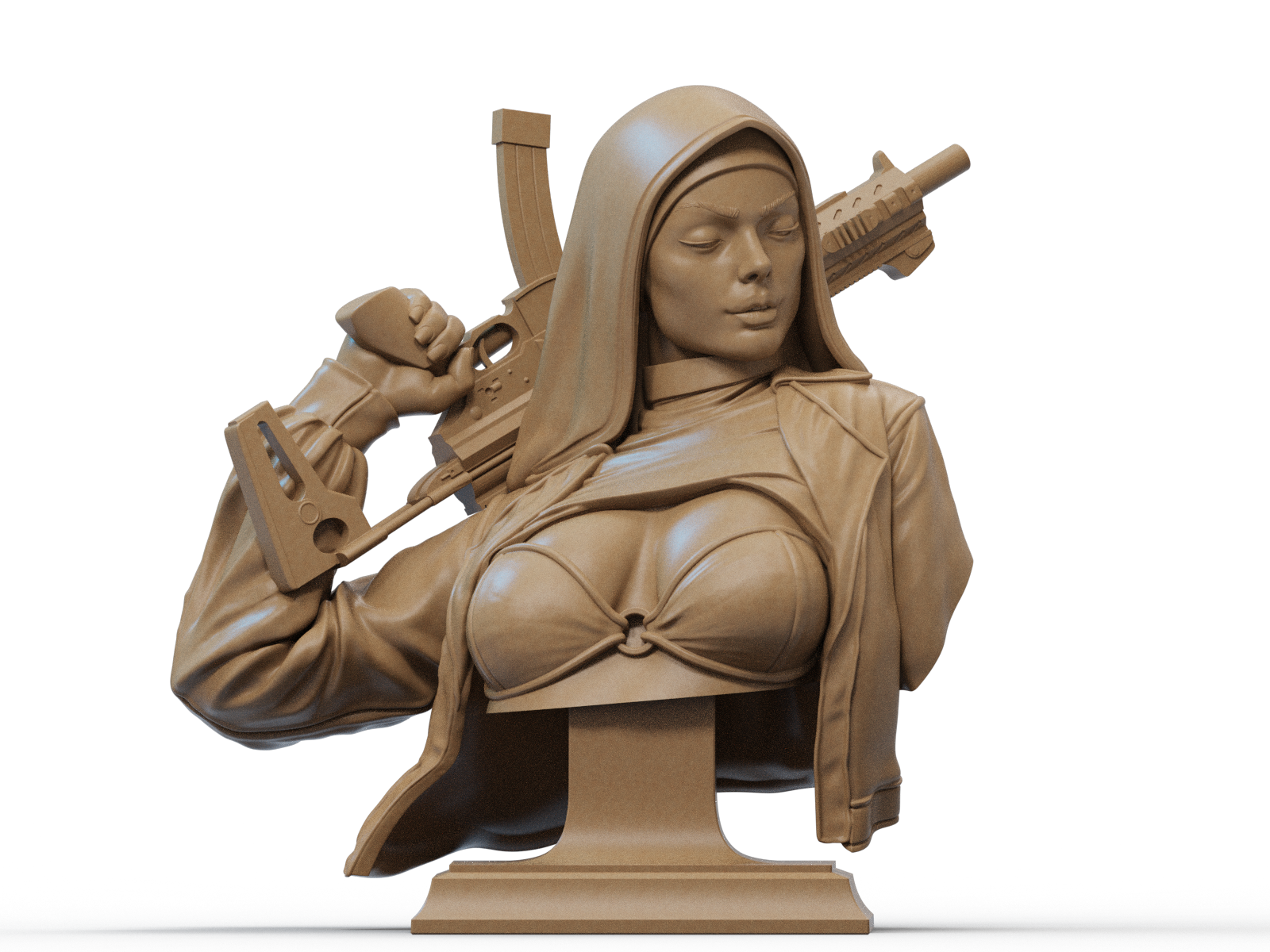Nun Bust (Tested)