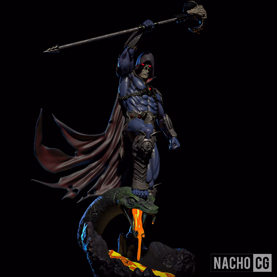 Skeletor II Standalone Statue - Image 4