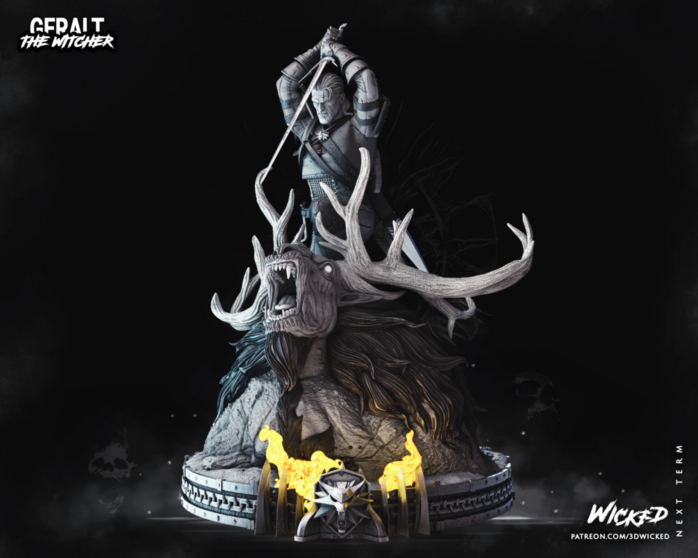Geralt de Rivia Sculpture (VERIFIED) - Image 2