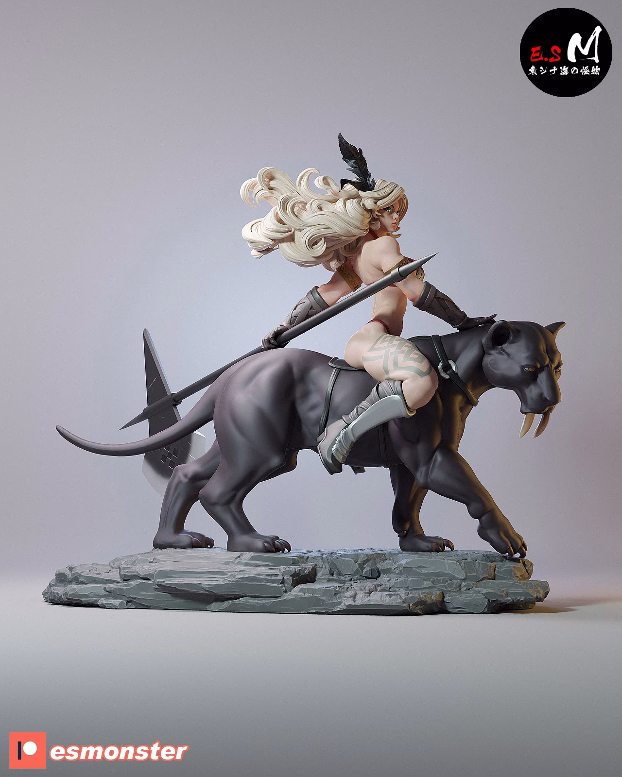 Amazon with tiger - SFW NSFW - Image 4