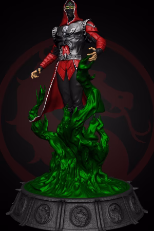 Ermac Mortal Kombat Diorama STL file for 3D printing