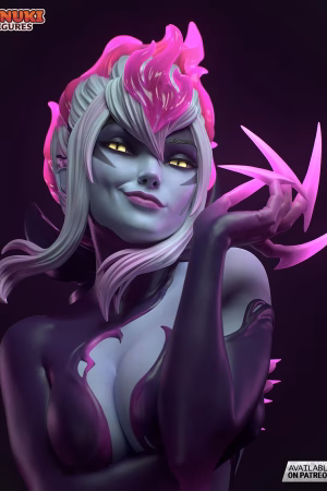 Evelynn Busto League Of Legend STL file for 3D printing