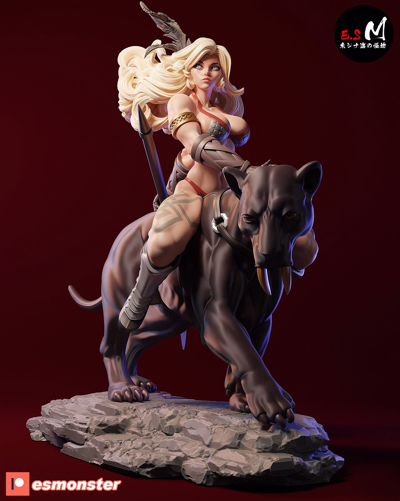 Amazon with tiger - SFW NSFW - Image 6