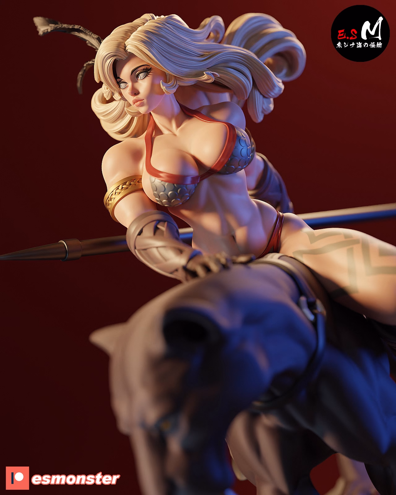 Amazon with tiger - SFW NSFW - Image 7