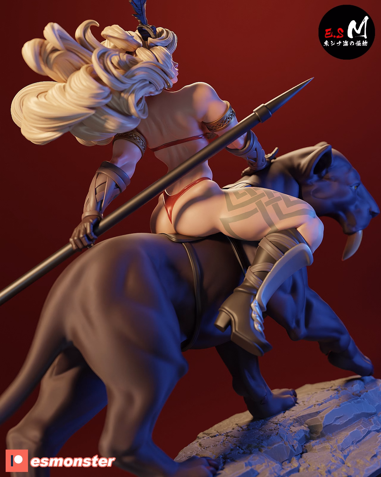 Amazon with tiger - SFW NSFW - Image 12