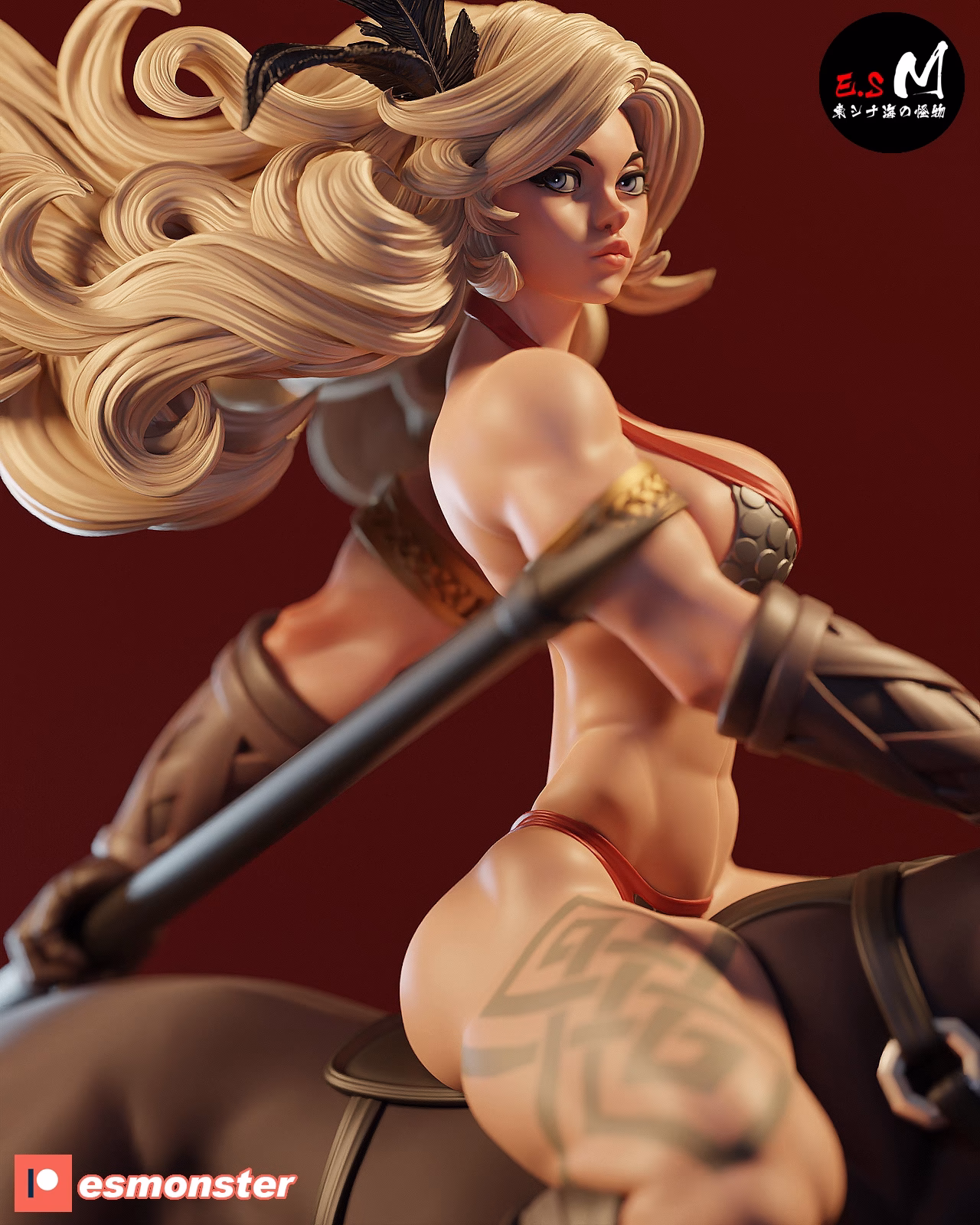 Amazon with tiger - SFW NSFW - Image 14