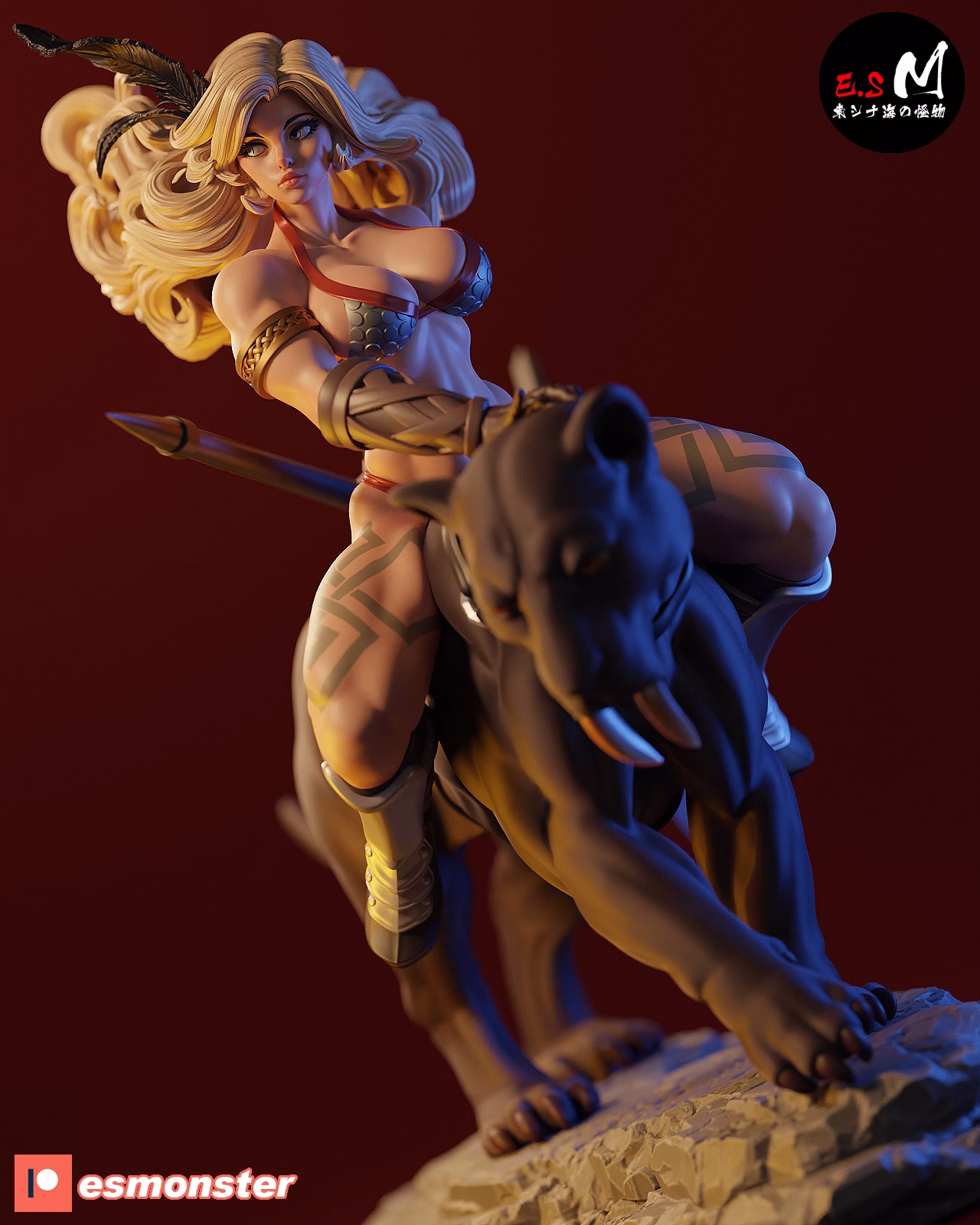 Amazon with tiger - SFW NSFW - Image 15