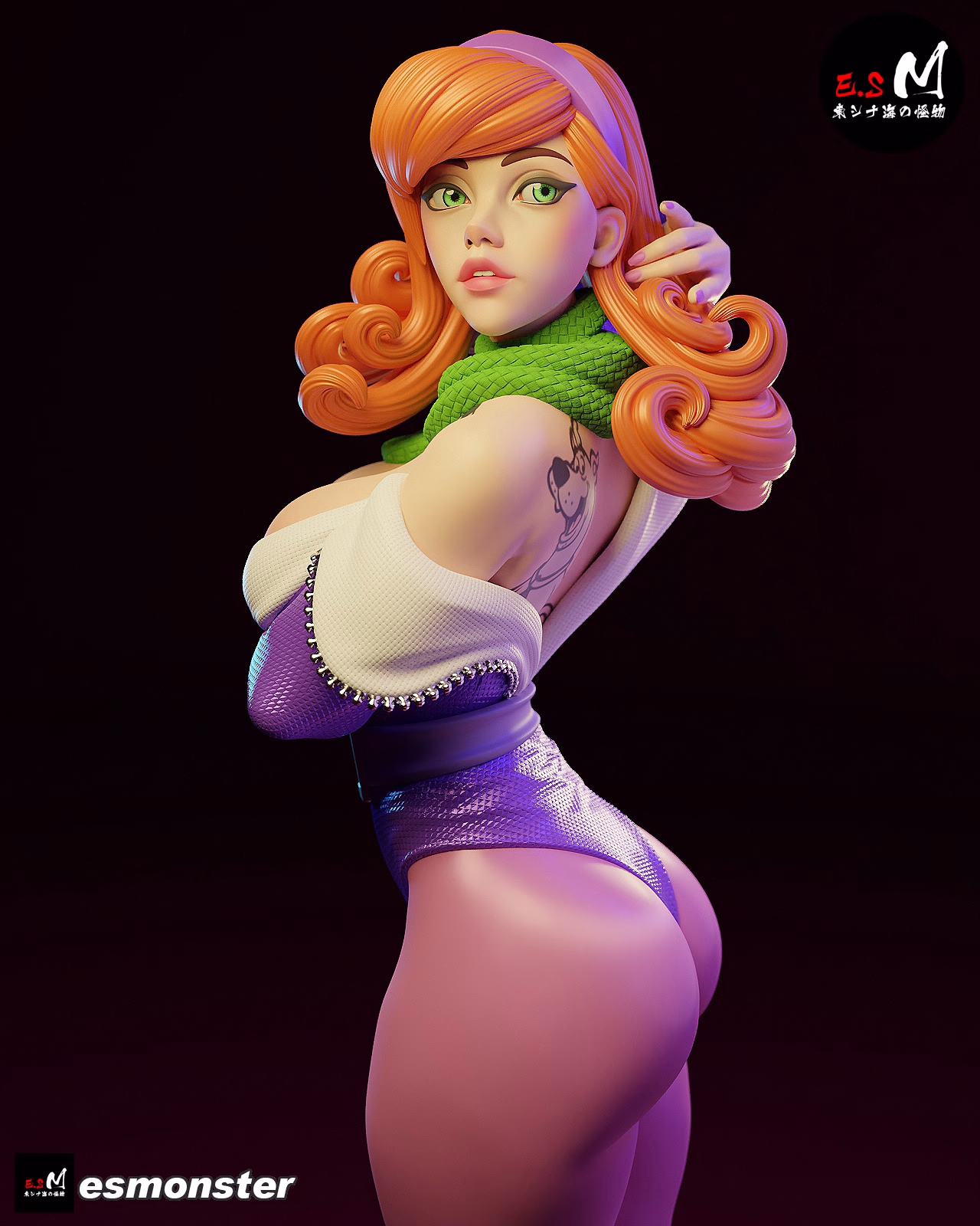 Daphne STL file for 3D printing