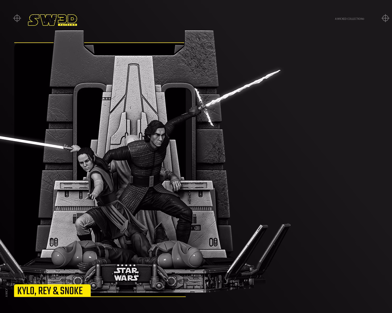 Kylo Ren and Rey Diorama - Image 7