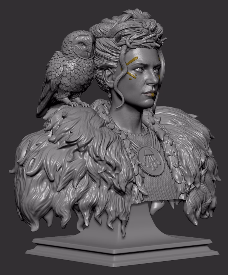 Lagertha Viking Bust - Image 4