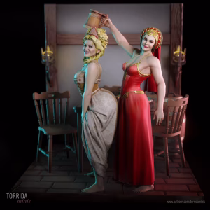 Pauline and Camilla Diorama (Tested)