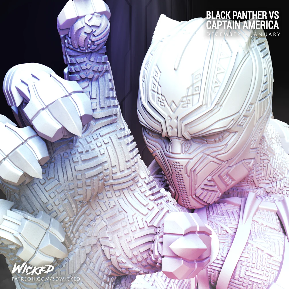 Marvel Black Panther Sculpture (VERIFIED) - Image 3