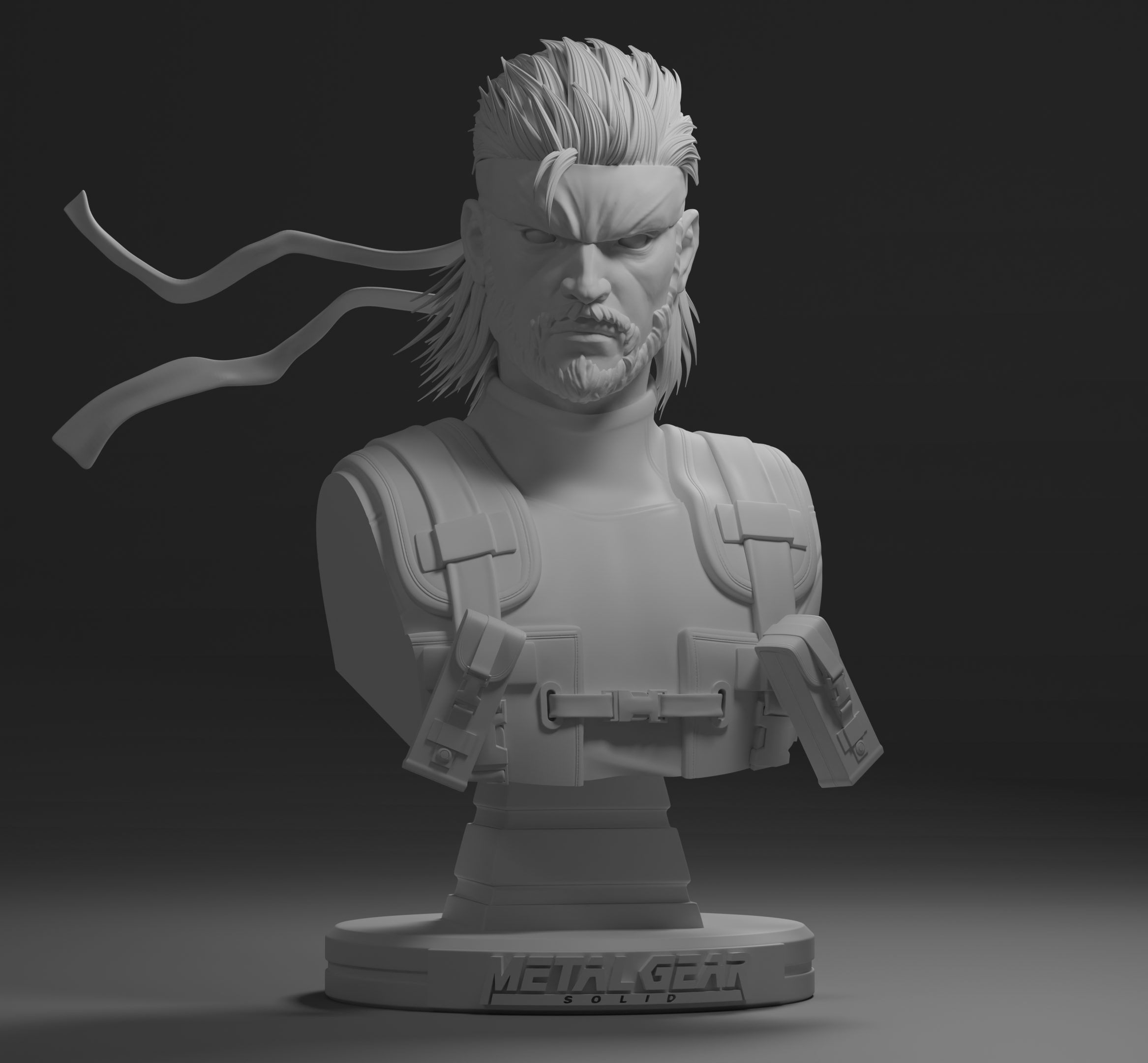 Solid Snake Bust