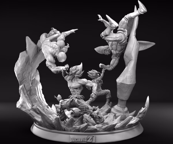 Goku vs Freezer Gohan vs Cell Diorama - Image 2