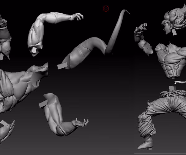 Goku vs Freezer Gohan vs Cell Diorama - Image 5