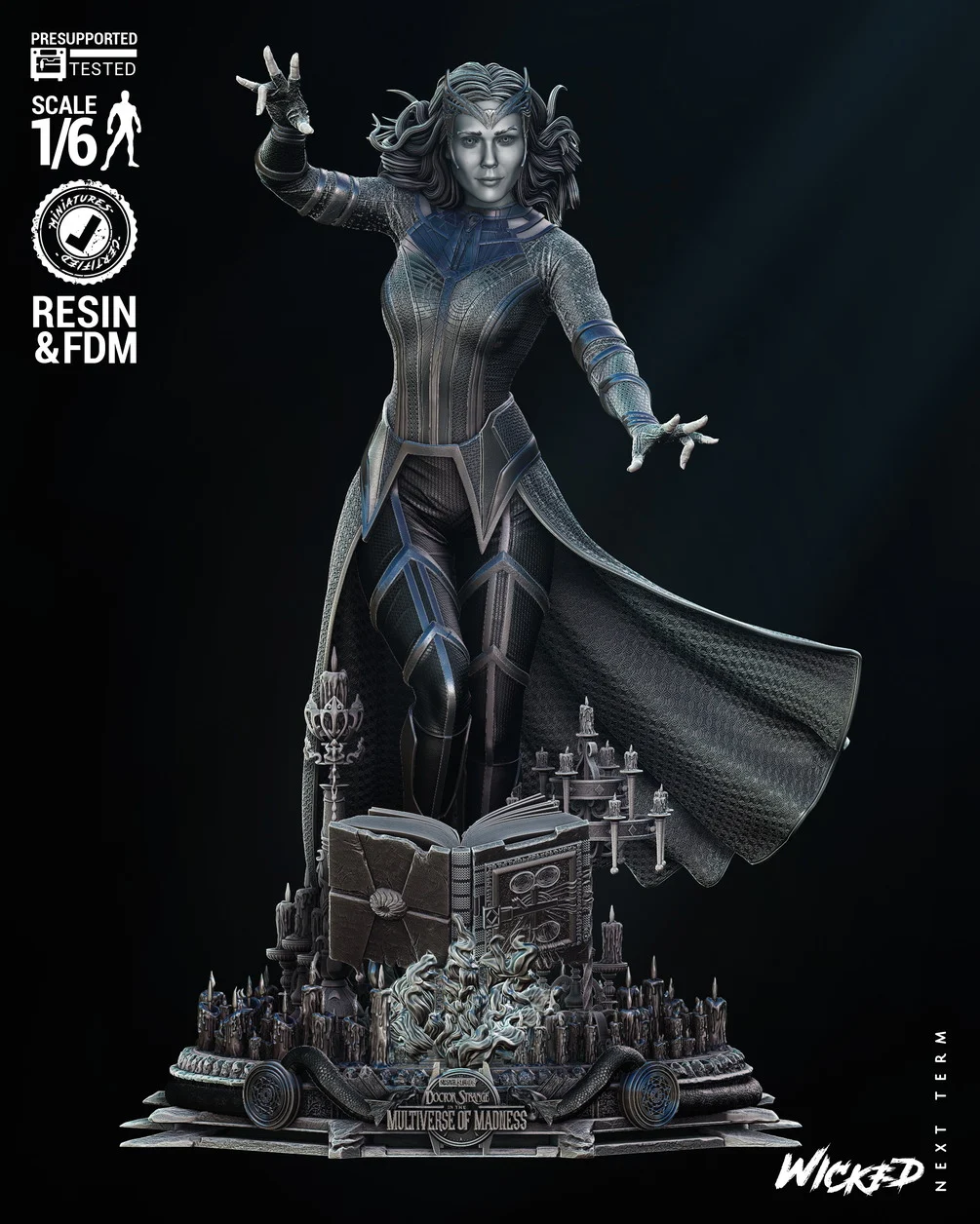 Scarlet Witch Sculpture (VERIFIED) - Image 3