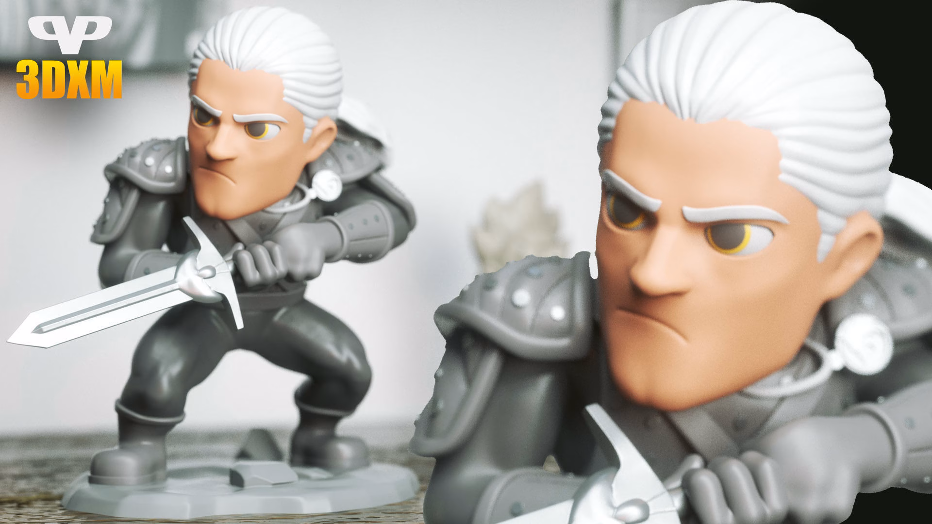 Henry Cavill Witcher Chibi - Image 3