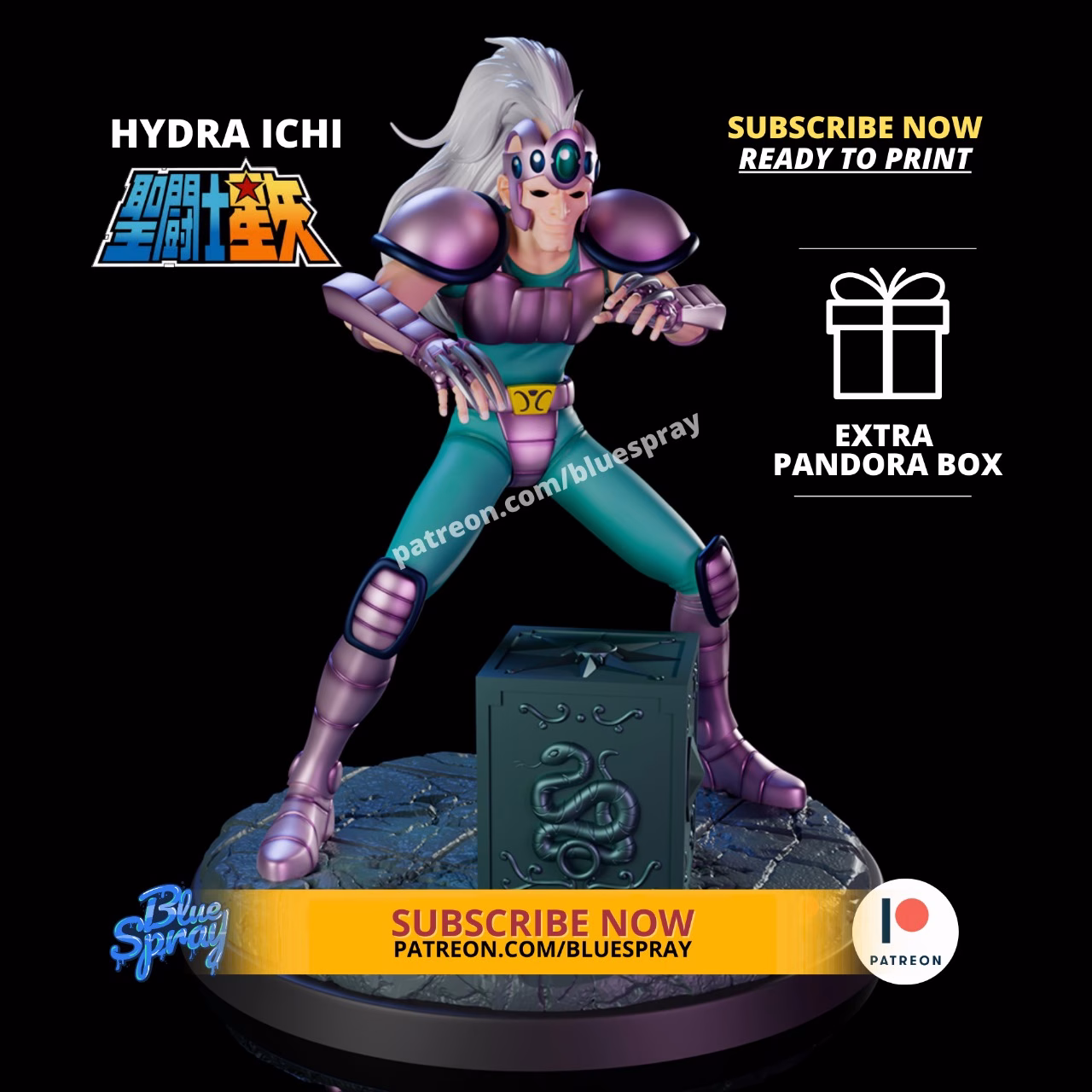 Hydra Ichi Sculpture - Saint Seiya - Image 2