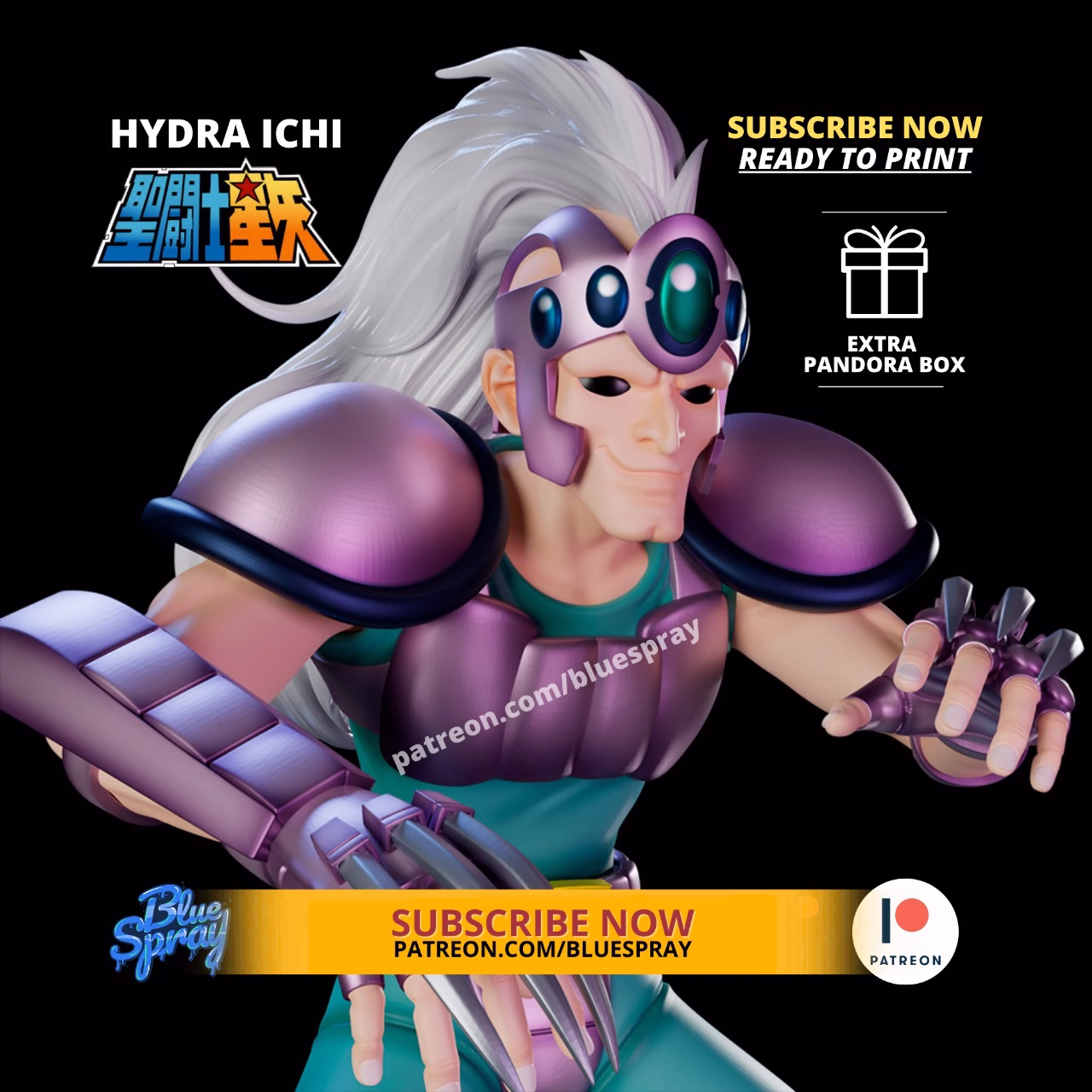 Hydra Ichi Sculpture - Saint Seiya