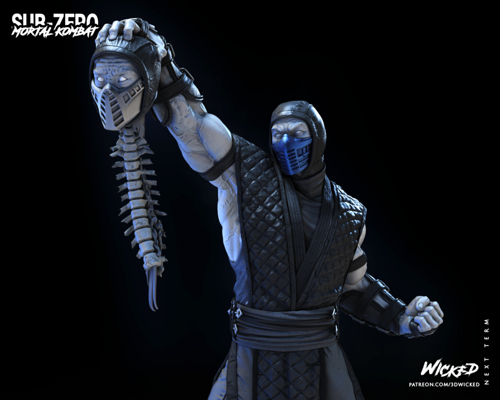 Sub Zero Sculpture STL file for 3D printing
