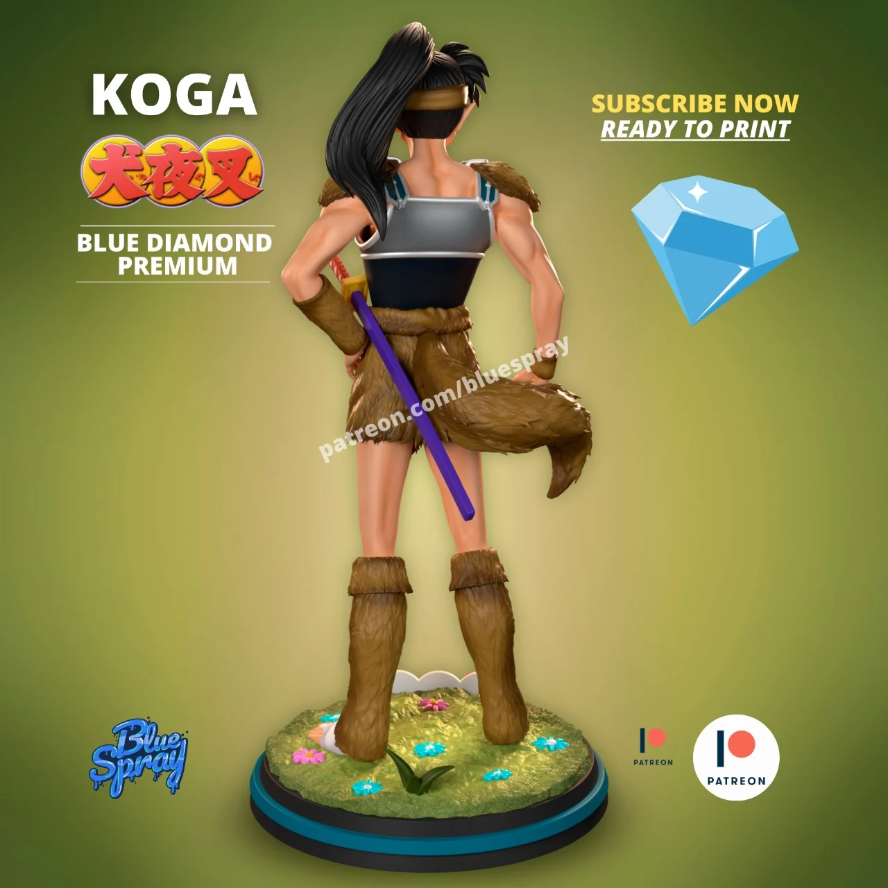 Koga Sculpture Inuyasha - Image 4