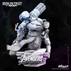 Avengers Endgame Rocket Racoon Bust (VERIFIED)