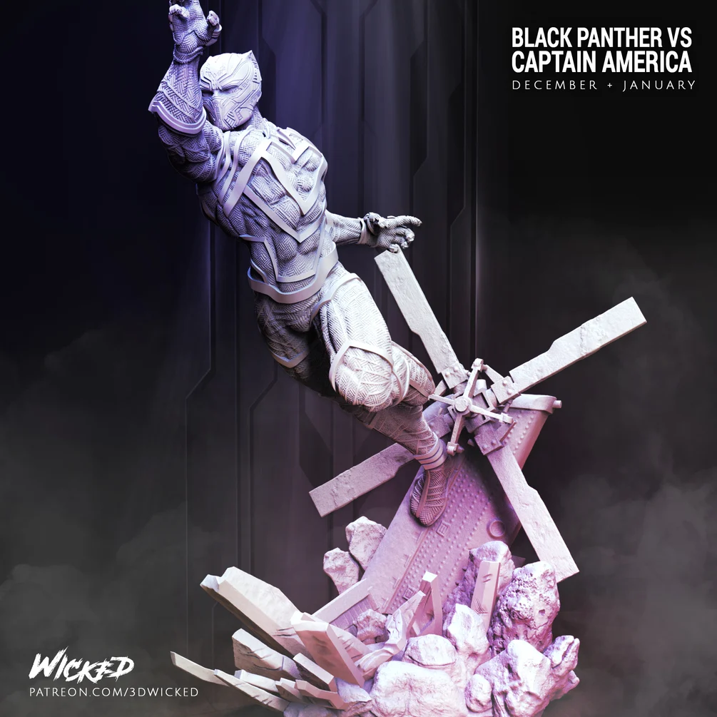Marvel Black Panther Sculpture (VERIFIED) - Image 7