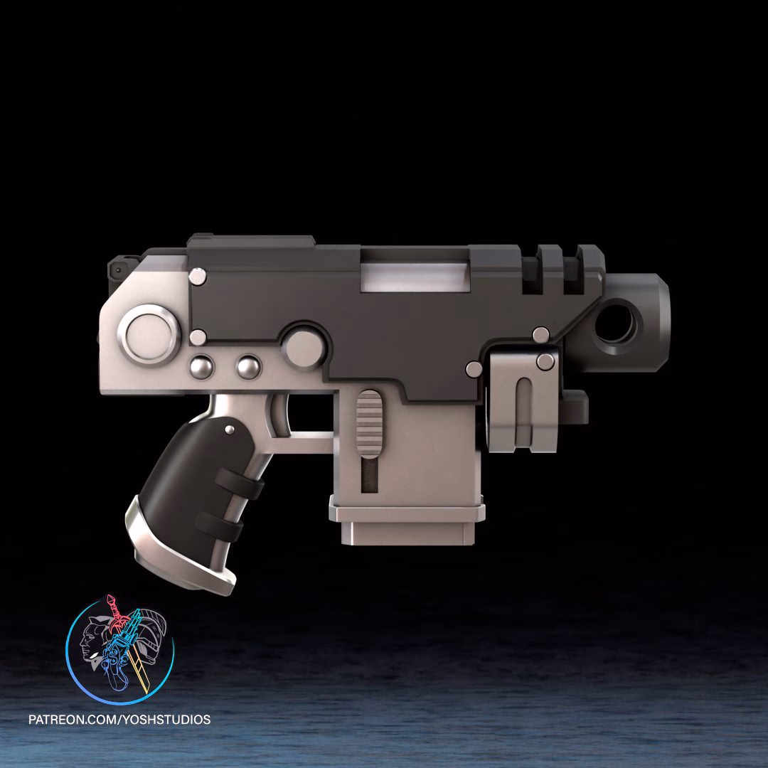 Space Marine 2 Bolter Pistol - Image 3